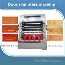 HDF mélamine / placage moulé porte peau presse machine ligne de production